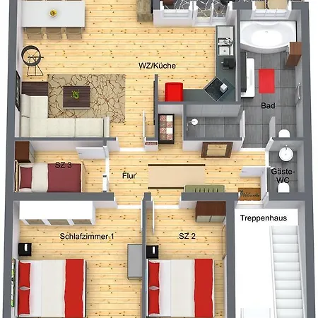 Apartmenthaus Gluck Auf Bottrop